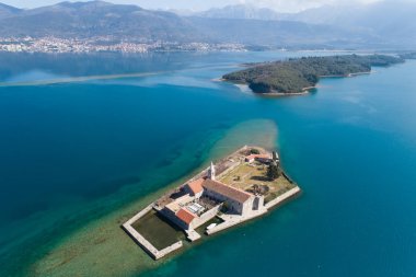 Island in Tivat bay Gospa od Milosti