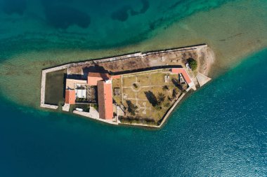 Island in Tivat bay Gospa od Milosti