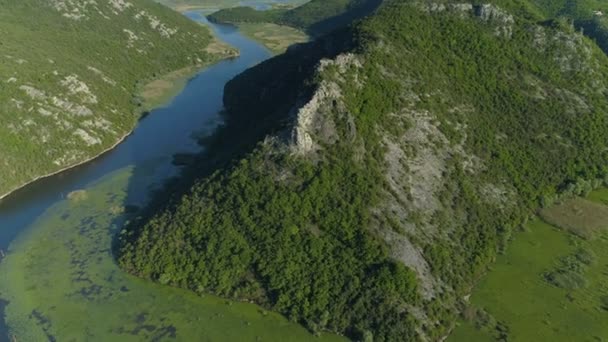Каньон реки Црноевица, Черногория . — стоковое видео