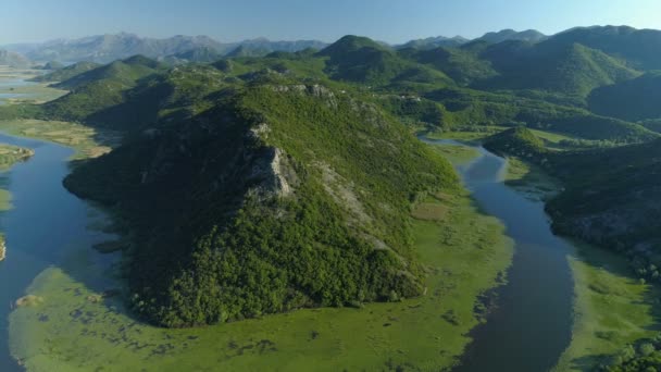 Crnojevica Nehri Kanyonu, Karadağ. — Stok video