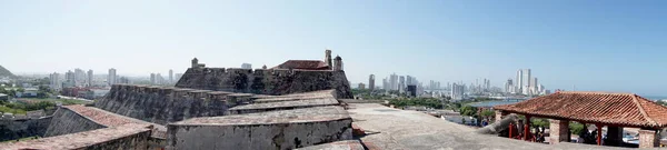 Cartagena Colombia 2018 Fantastisk Utsikt Över Slottet San Felipe Och — Stockfoto