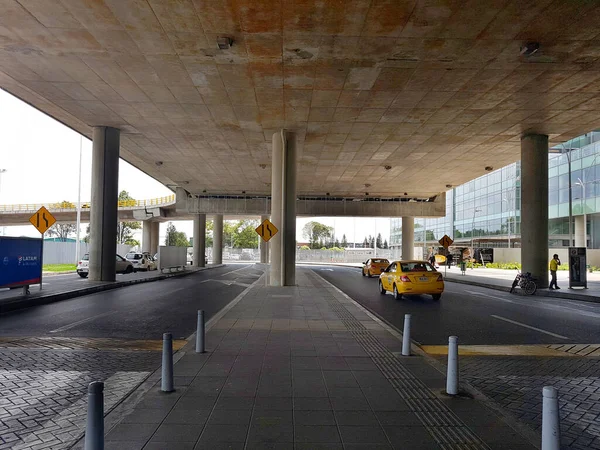 콜롬비아의 2020 공항의 내부나 내부는 엘도라도입니다 여행객 비행기의 조종사 출국의 — 스톡 사진