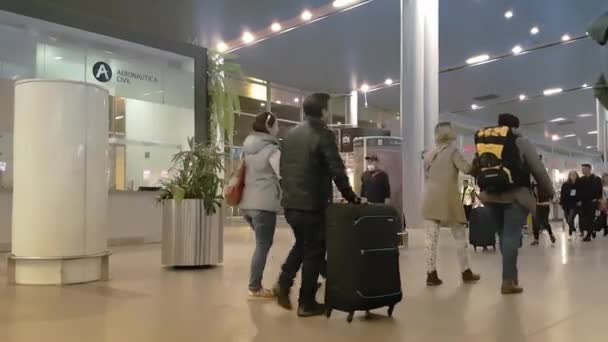 Bogota Colombie Janvier 2020 Intérieur Intérieur Aéroport Dorado Bogota Avec — Video