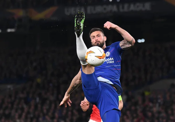 London Polska Kwiecień 2019 Olivier Giroud Chelsea Zdjęciu Drugiego Etapu — Zdjęcie stockowe