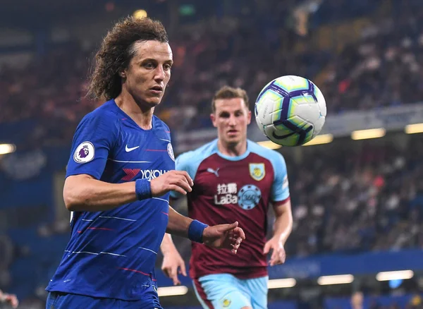 London Polska Kwiecień 2019 David Luiz Chelsea Zdjęciu Podczas Meczu — Zdjęcie stockowe