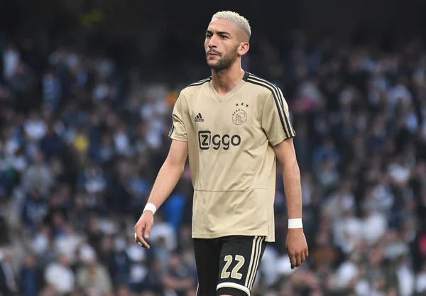 London England April 2019 Ajax Hakim Ziyech Tottenham Hotspur Ngiltere — Stok fotoğraf