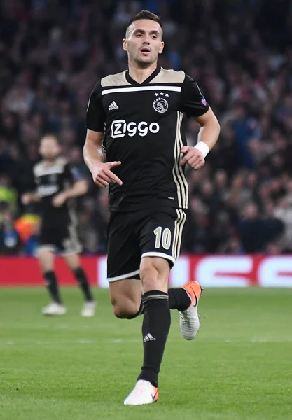 London England April 2019 Dusan Tadic Ajax Pictured First Leg — Stock Photo, Image