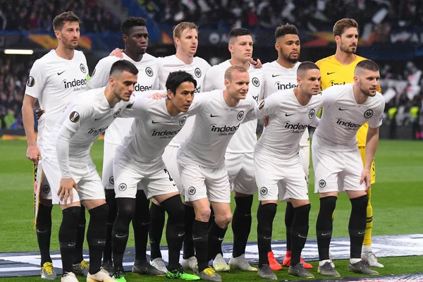 London England Maj 2019 Eintracht Startande Spelare Poserar För Den — Stockfoto