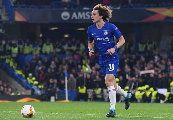 London England 2019 Május David Luiz Chelsea 2018 Uefa Europa — Stock Fotó