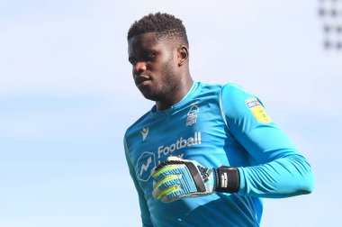 LONDON, ENGLAND - 24 AĞUSTOS 2019: Brice Samba of Forest, Craven Cottage 'da Fulham FC ve Nottingham Forest FC arasında oynanan 2019 / 20 EFL SkyBet Şampiyonluk maçı sırasında çekilmiştir..