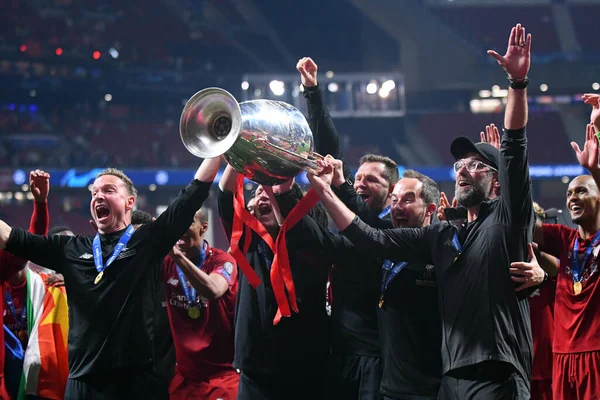 Madrid Spanien Juni 2019 Liverpool Manager Jurgen Klopp Avbildas Prisutdelningen — Stockfoto