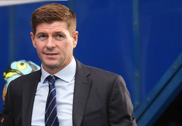 Glasgow Schottland Juli 2019 Rangers Manager Steven Gerrard Vor Dem — Stockfoto