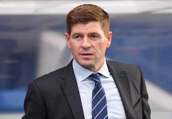 Glasgow Scotland Temmuz 2019 Rangers Teknik Direktörü Steven Gerrard Ibrox — Stok fotoğraf
