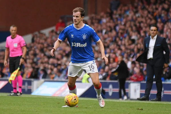 Glasgow Scotland Julio 2019 Andy Halliday Rangers Fotografiado Durante Etapa — Foto de Stock