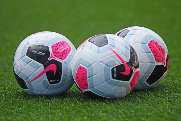 Londen England August 2019 Officiële Premier League Match Ballen Afgebeeld — Stockfoto