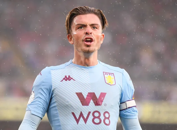 London England August 2019 Jack Grealish Från Villa Avbildad Matchen — Stockfoto