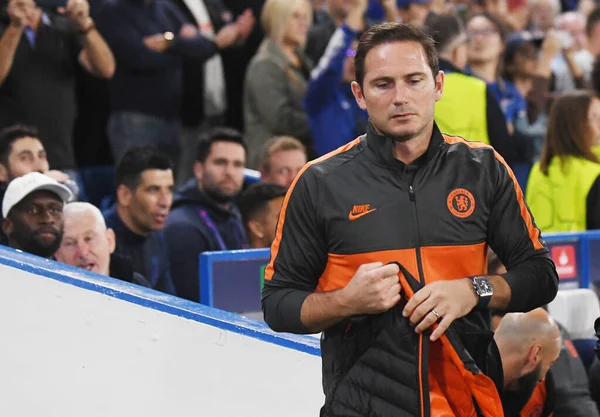 Londres Inglês Setembro 2019 Treinador Chelsea Frank Lampard Retratou Antes — Fotografia de Stock