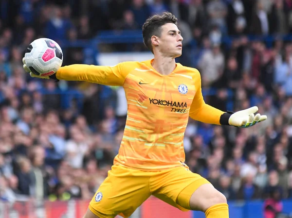 London England September 2019 Kepa Arrizabalaga Vom Chelsea Beim Premier — Stockfoto