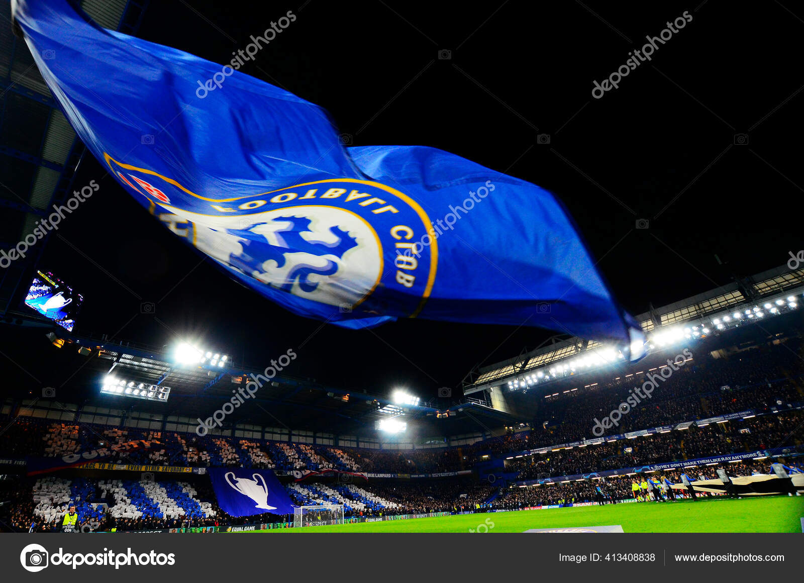 LONDON, ENGLAND - FEBRUARY 14: Stamford Bridge Stadium on February