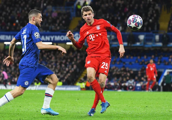 Londres Inglês Fevereiro 2020 Thomas Muller Bayern Retratado Durante Jogo — Fotografia de Stock