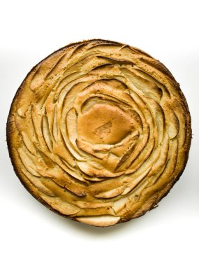 Tamamlanmış ev yapımı elmalı turta