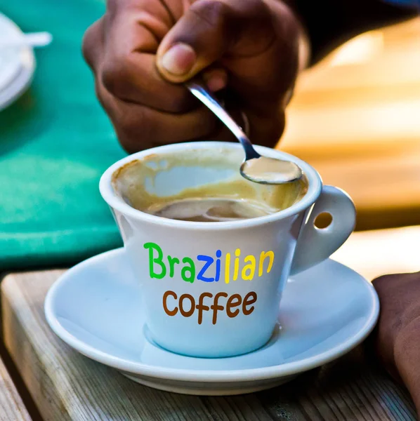 Brazilian coffee, best coffee in the word for coffee and milk and its nice foam