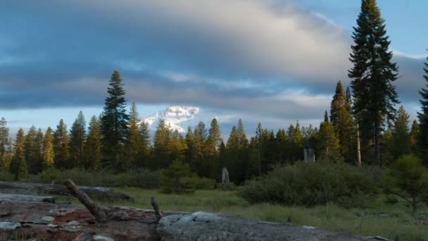 Soluppgång Mount Shasta Kalifornien — Stockvideo
