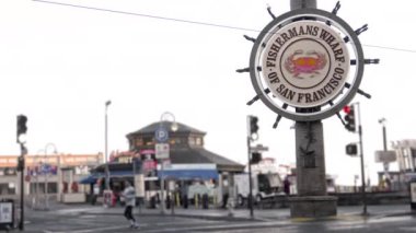 San Francisco 'nun ünlü balıkçı rıhtımında sabah hayatı