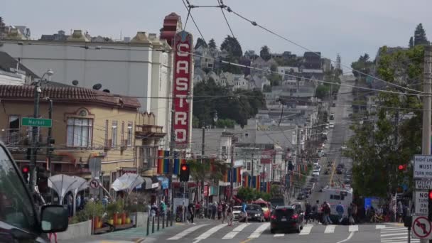 San Francisco Castro Kerület Film Montázs — Stock videók