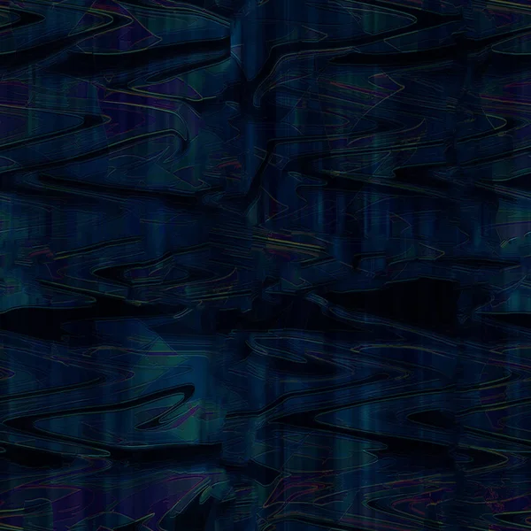 Zökkenőmentes Absztrakt Kék Márvány Minta Textúra Akvarell Minta Fekete Szürke — Stock Fotó