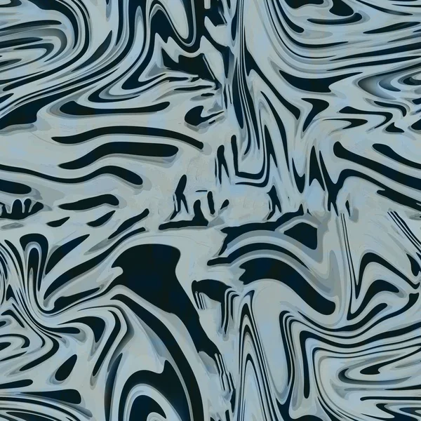 シームレス抽象的な大理石のパターン 木の質感 水彩大理石のパターン エブルースタイル 黒とグレーの色 手描きイラストの背景 流行の繊維 水水墨画 — ストック写真
