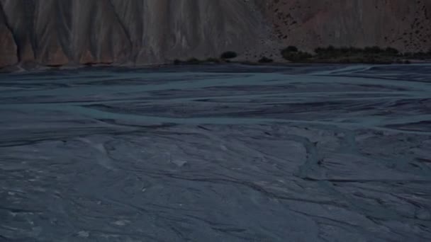 Blick auf das Spiti-Flusstal im Spiti-Tal — Stockvideo