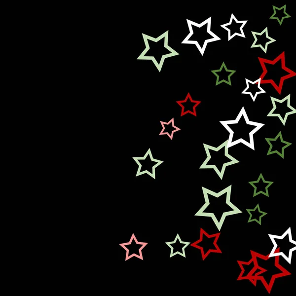 Colorido Estrelas Confetti Mistério Espumante Vector Background Brilho Mágico Brilhante — Vetor de Stock