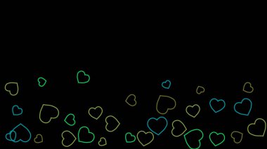 Renkli spiralleri olan şenlikli bir arka plan. Posta kartı, baskı, afiş ya da poster modası. Parti dekorasyonu, düğün, doğum günü ya da yıldönümü davetiyesi için güzel spiraller. Vektör