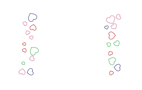 Червовый Фон Стиль Любви Конфетти Текстура Романтический Фон — стоковый вектор