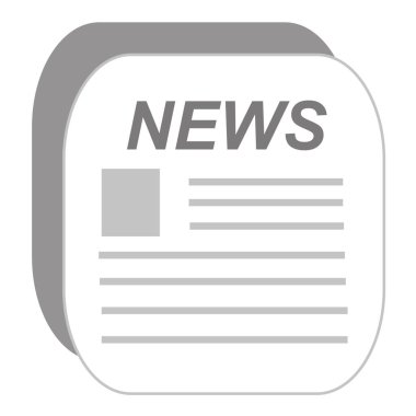 haber simgesi vektör illüstrasyonu