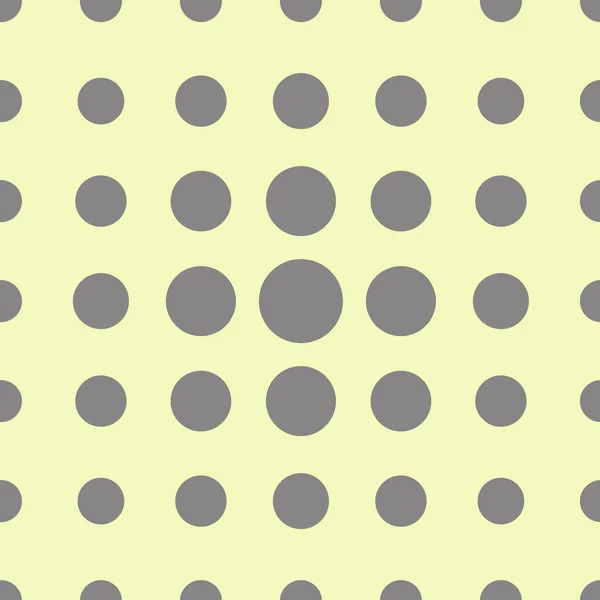 Nahtlose Textur Farbige Kreise Auf Gelbem Hintergrund — Stockvektor