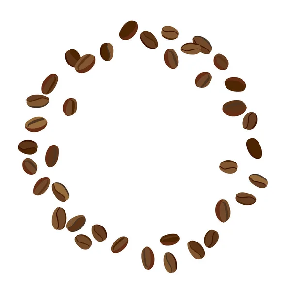 배경은 Coffee Beans Print 포스터 카페나 하우스 장식의 까다로운 — 스톡 벡터