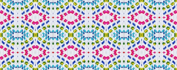 Wzór Bez Szwu Etnicznego Styl Geometrii Płytka Hipisowska Kolorowe Tło — Zdjęcie stockowe