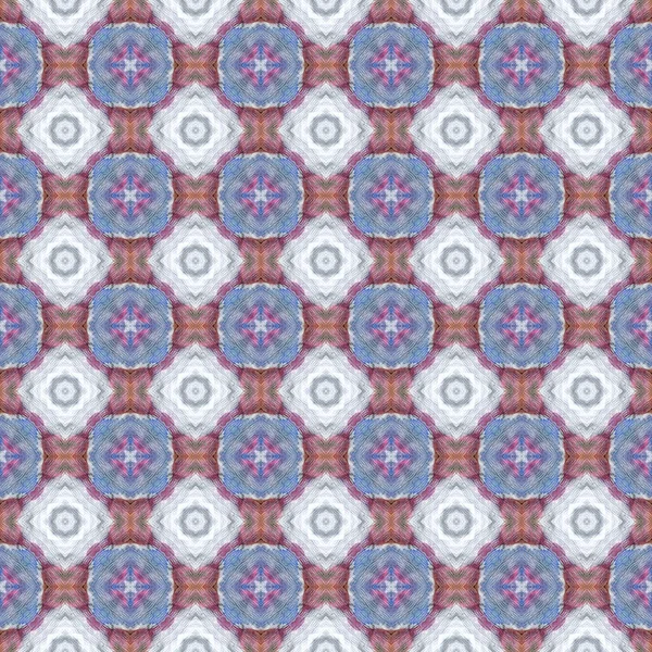 Ikat Seamless Pattern Oriental Traditional Pattern Ogee Ornament Repeated Maroccan — Stock Photo, Image