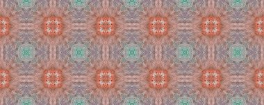 Suluboya kusursuz desen. Geometrik renkli baskı. Kalıplaşmış. Shibori tasarımı. Mozaik arkaplan. 