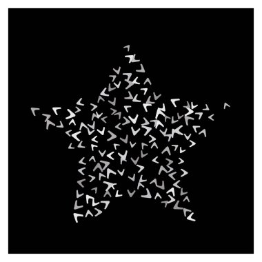 Kartpostal, Yazdırma, Banner ya da Poster için Basit Desen. Eğilimli Minimalist Biçimli Oklar Vektör Dokusuyla Modern Soyut Arkaplan