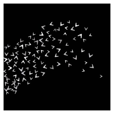 Kartpostal, Yazdırma, Banner ya da Poster için Basit Desen. Eğilimli Minimalist Biçimli Oklar Vektör Dokusuyla Modern Soyut Arkaplan