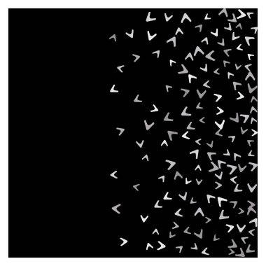 Kartpostal, Yazdırma, Banner ya da Poster için Basit Desen. Eğilimli Minimalist Biçimli Oklar Vektör Dokusuyla Modern Soyut Arkaplan