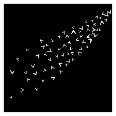 Kartpostal, Yazdırma, Banner ya da Poster için Basit Desen. Eğilimli Minimalist Biçimli Oklar Vektör Dokusuyla Modern Soyut Arkaplan