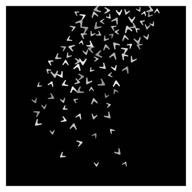 Kartpostal, Yazdırma, Banner ya da Poster için Basit Desen. Eğilimli Minimalist Biçimli Oklar Vektör Dokusuyla Modern Soyut Arkaplan