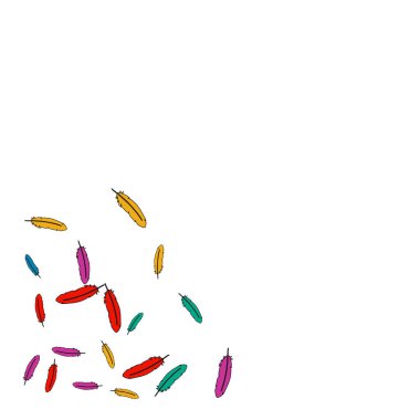 Renkli tüyler. Renkli tüylerin baskıları Evcil Hayvanlar İçin Tasarım. 