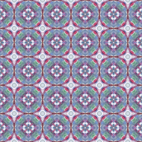 Ikat Seamless Pattern Oriental Traditional Pattern Ogee Ornament Repeated Maroccan — Stock Photo, Image