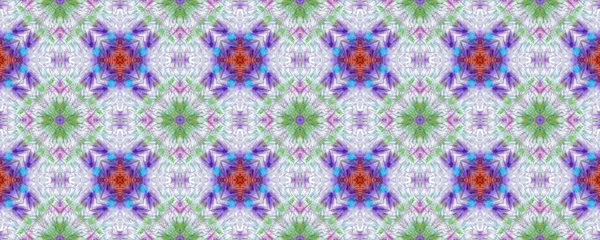 Bind Kleurstof Achtergrond Psychedelisch Patroon Ikat Naadloos Ontwerp Batik Borstelprint — Stockfoto