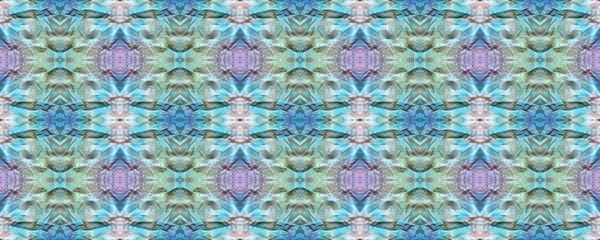 Tie Dye Shibori Pattern Seamles Background Ethnic Print Watercolor Geometric — Stock Photo, Image